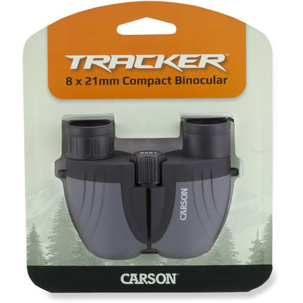 Carson 8x21 Binoculares Compactos Porro Prism 6.5° Vista con Funda y Correa
