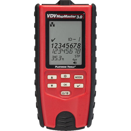Platinum Tools VDV MapMaster 3.0 Kit de Campo para Redes y Coaxial con Detección de Fallas