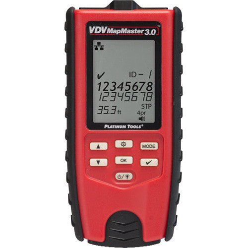 Platinum Tools VDV MapMaster 3.0 Kit de Campo para Redes y Coaxial con Detección de Fallas