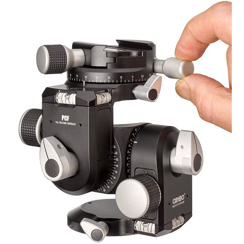 Cambo Full Precision Controlled Geared Head con carga 6 kg altura 13 cm y nivel de burbuja
