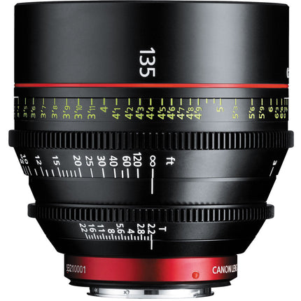Canon CN-E 135mm T2.2 L F Teleobjetivo para Cine Montura EF Apertura T2.2 11 Lentes