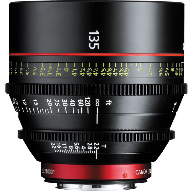 Canon CN-E 135mm T2.2 L F Teleobjetivo para Cine Montura EF Apertura T2.2 11 Lentes