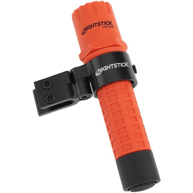Nightstick FDL-300R-K01 Linterna táctica LED para bomberos 180 lúmenes con montaje para casco rojo