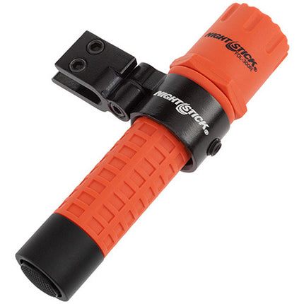 Nightstick FDL-300R-K01 Linterna táctica LED para bomberos 180 lúmenes con montaje para casco rojo