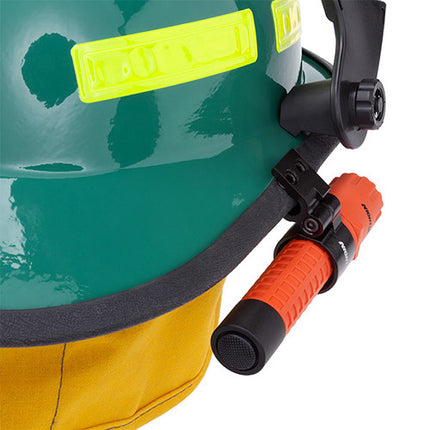 Nightstick FDL-300R-K01 Linterna táctica LED para bomberos 180 lúmenes con montaje para casco rojo