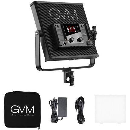 GVM 520LS-B Luz LED de Video Bicolor 3200-5600K CRI97 con Filtro Suave