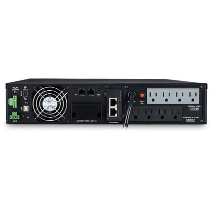 CyberPower OL1000RTXL2UN UPS en línea 1000VA 900W con 8 salidas protegidas