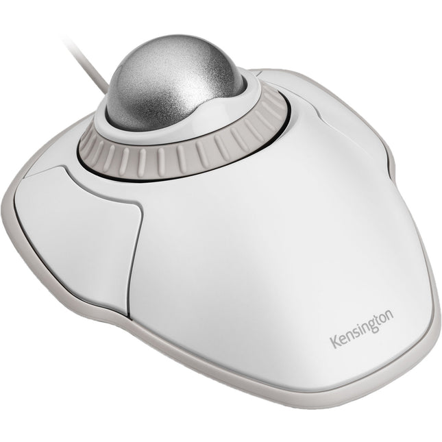 Kensington Orbit Trackball con Anillo de Desplazamiento 40mm USB-A Blanco con Reposamuñecas
