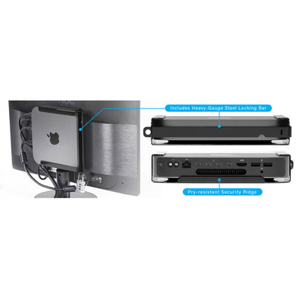 Sonnet MacCuff mini 2 Soporte de Montaje para Mac Mini con Gestión de Cables y Ranura Kensington