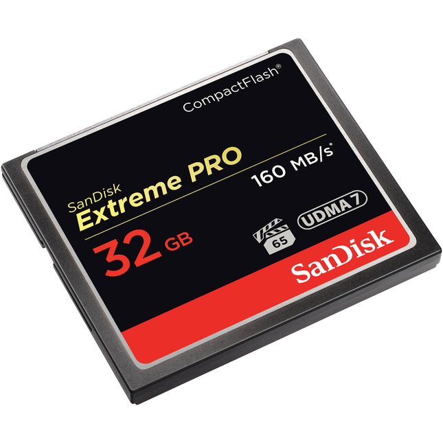 SanDisk 32GB Extreme Pro Tarjeta de Memoria CompactFlash 160MB/s 150MB/s Escritura