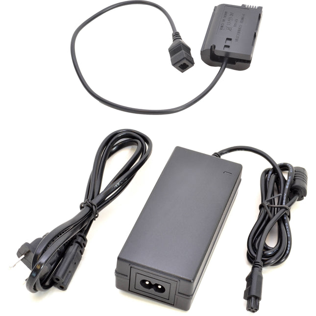 Bescor Nikon EP5B Batería Dummy con Adaptador AC 9V 5A para Cámaras Nikon