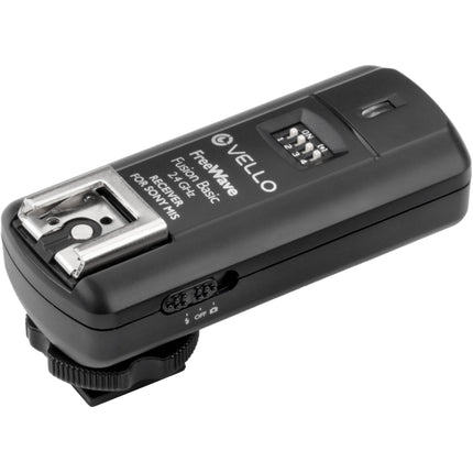 Vello FreeWave Fusion Basic receptor inalámbrico 2.4 GHz 16 canales 100 m alcance para zapata Sony