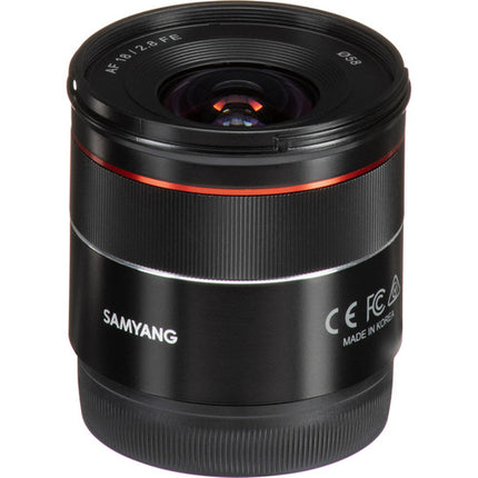 Samyang AF 18mm f/2.8 FE Objetivo Sony E Montura Full Frame F2.8