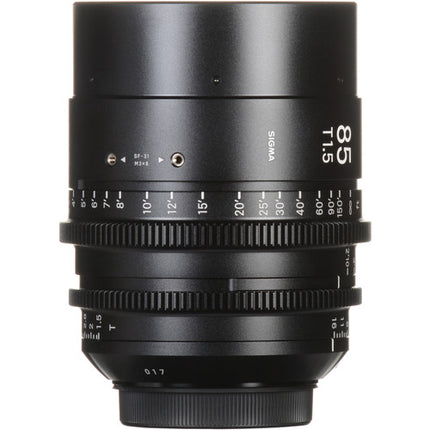 Sigma 85mm T1.5 FF Prime para Canon EF Montura con Control de Iris