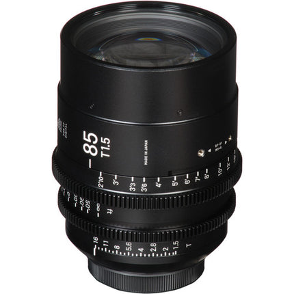Sigma 85mm T1.5 FF Prime para Canon EF Montura con Control de Iris