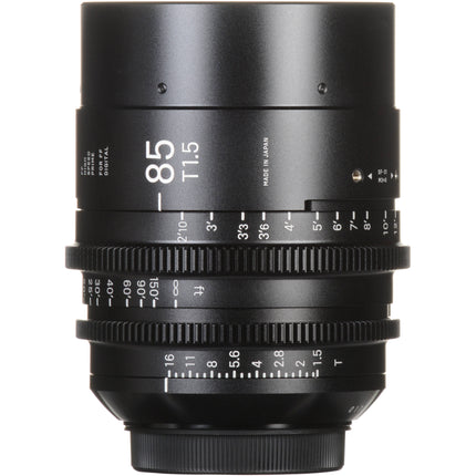 Sigma 85mm T1.5 FF Prime para Canon EF Montura con Control de Iris