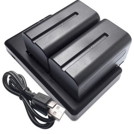 Smith-Victor NP-F750 Baterías de Ion de Litio Doble Cargador 4400mAh 7.4V