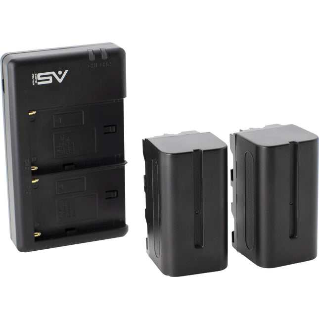 Smith-Victor NP-F750 Baterías de Ion de Litio Doble Cargador 4400mAh 7.4V