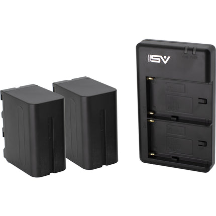 Smith-Victor NP-F970 baterías de litio 6600mAh 7.4V con cargador dual
