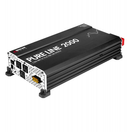 Inversor de Potencia WAGAN Pure Line 2000W Onda Pura 3 Salidas AC 1 USB