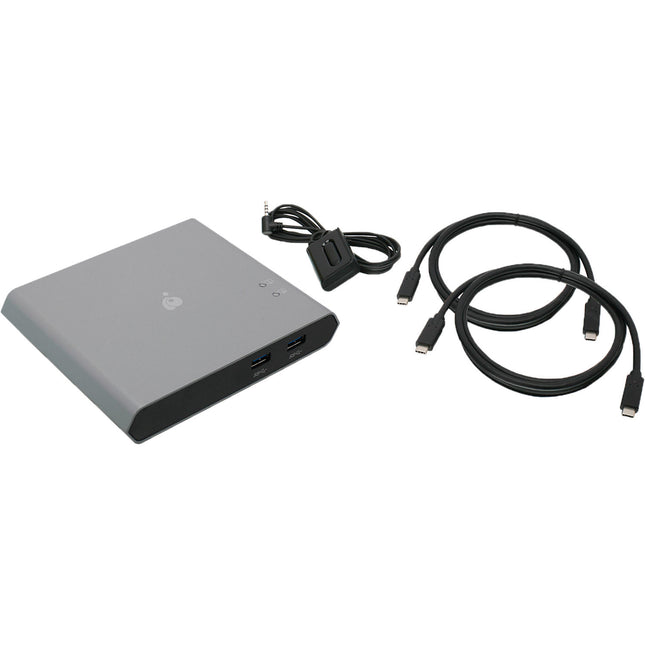 IOGEAR Access Pro KVM Switch 2 Puertos USB Tipo-C 4K 30Hz Con Power Delivery