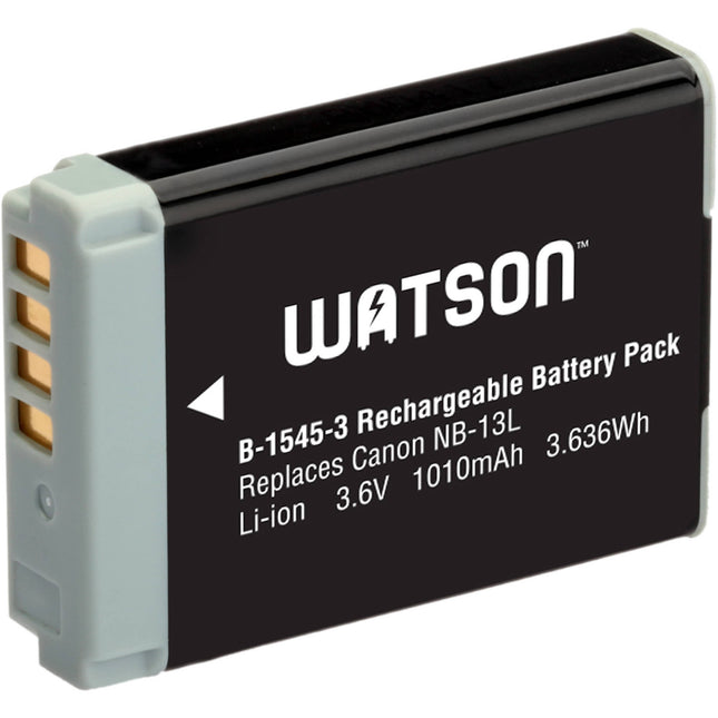 Watson NB-13L V3 Batería de Litio 3.6V 1010mAh para Canon