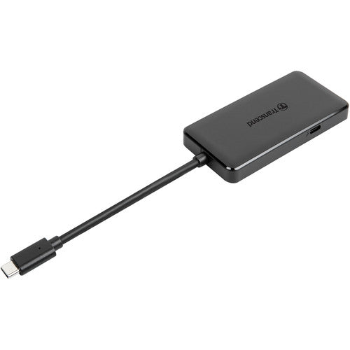 Transcend HUB5C Hub USB Tipo-C 6 en 1 con carga 60W y ranuras UHS-II SD