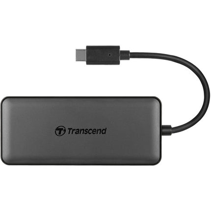 Transcend HUB5C Hub USB Tipo-C 6 en 1 con carga 60W y ranuras UHS-II SD