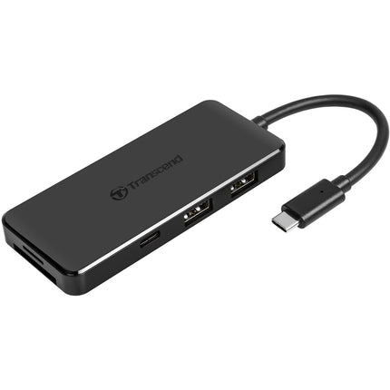 Transcend HUB5C Hub USB Tipo-C 6 en 1 con carga 60W y ranuras UHS-II SD
