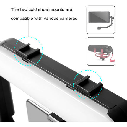 GVM LT-10S Luz para Video Smartphone 5600K 97 CRI con Soporte y Filtros