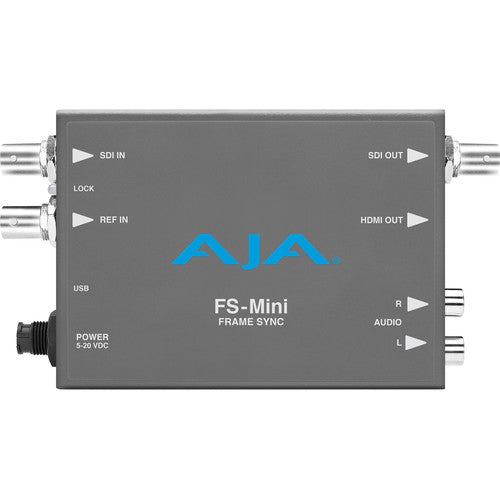 AJA FS-Mini Frame Synchronizer Sincronizador de Video 3G-SDI HDMI Salidas Simultáneas