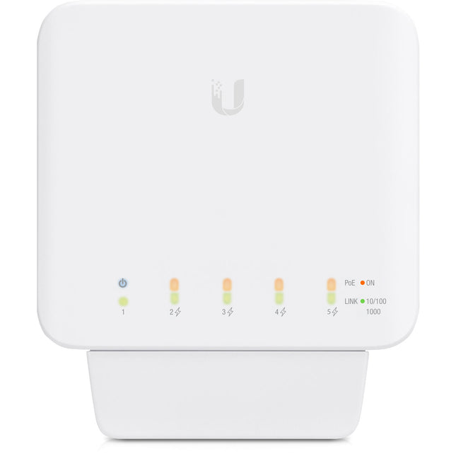 Ubiquiti UniFi Switch Flex 5 Puertos Gigabit 4 PoE 1 PoE++ Montaje Flexible