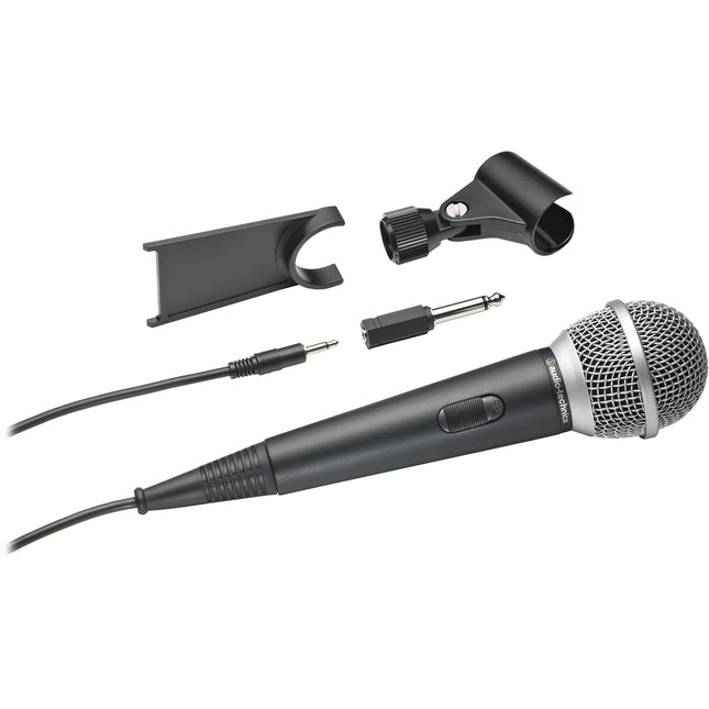 Audio-Technica ATR1200X Micrófono Dinámico Cardioide con Cable de 5m y Soporte de Escritorio