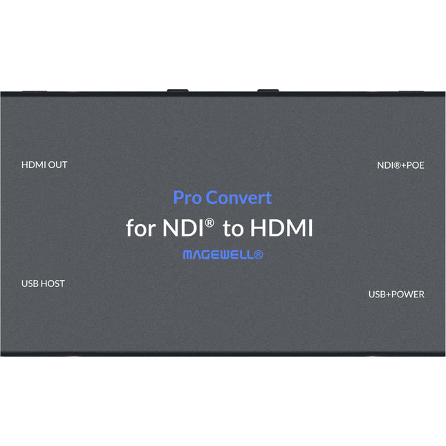 Magewell Pro Convert Decodificador NDI a HDMI 4K15 2K60p con Audio Embebido