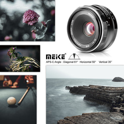 Meike MK-25mm f1.8 Objetivo Manual para FUJIFILM X APS-C