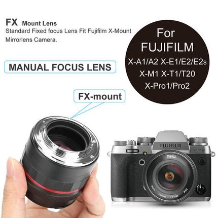 Objetivo Meike MK-50mm f/1.7 para Sony E Montura E Full Frame f/1.7-22