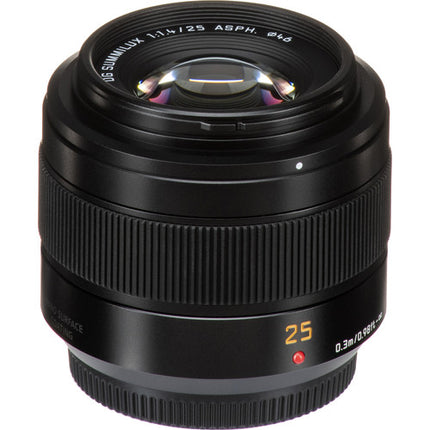 Panasonic Leica DG Summilux 25mm f1.4 II ASPH objetivo para Micro Cuatro Tercios con apertura f1.4 a f16 resistente al polvo y salpicaduras