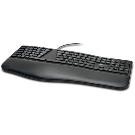Kensington Pro Fit Ergo teclado ergonómico USB con reposamuñecas ajustable