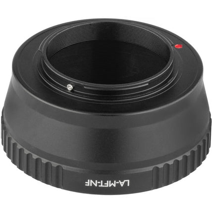 Vello Adaptador de Lentes Nikon F a Micro Cuatro Tercios Zinc Negro Mate