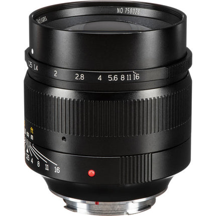 7Artisans 75mm f1.25 Objetivo Leica M montura f16 62mm filtro