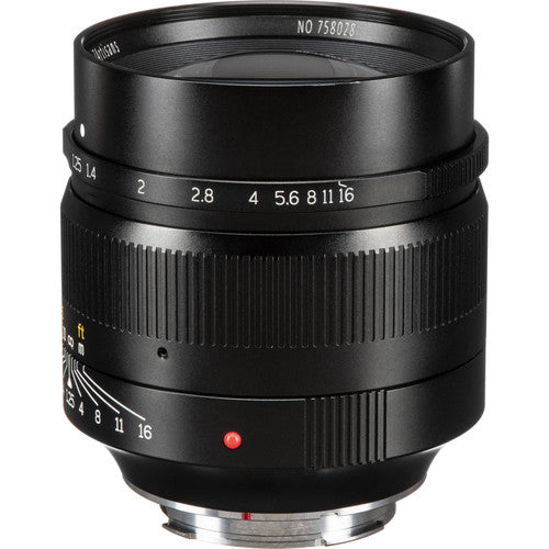 7Artisans 75mm f1.25 Objetivo Leica M montura f16 62mm filtro