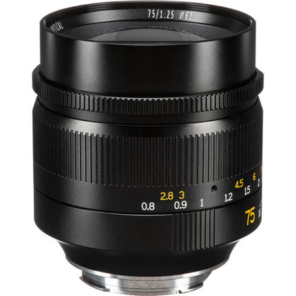 7Artisans 75mm f1.25 Objetivo Leica M montura f16 62mm filtro