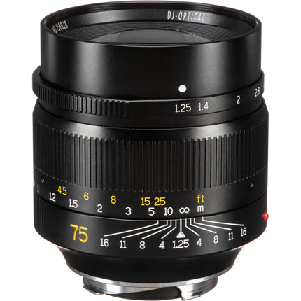 7Artisans 75mm f1.25 Objetivo Leica M montura f16 62mm filtro