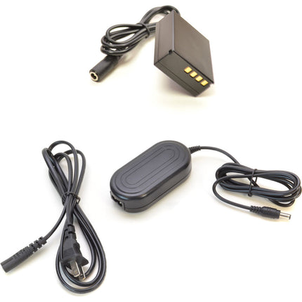 Bescor BLH1AC Kit Adaptador AC y Batería Dummy para Olympus E-M1 Mark II