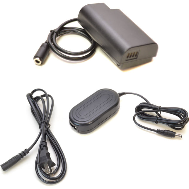 Bescor DMWBLJ31 Kit batería dummy y adaptador AC para cámaras Lumix S1 serie