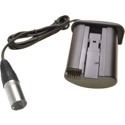 Bescor DRE19X Coupler de Batería con Conector XLR 4-Pin para Canon EOS-1D X Mark II y III