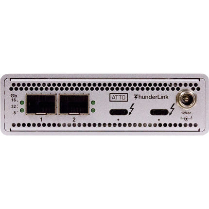 ATTO Technology ThunderLink FC 3322 Adaptador Thunderbolt 3 2x40 Gb/s y 2x32 Gb/s fibra óptica