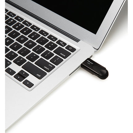 PNY 32GB Attache 4 USB 2.0 Memoria Flash con diseño sin tapa y llave USB
