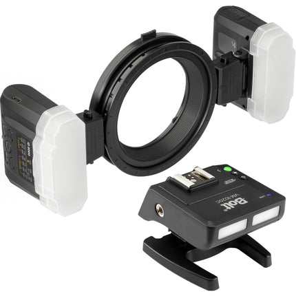 Bolt TTL Macro Ring Flash con Transceptor para Canon GN 33' Temperatura 5500K Set Completo