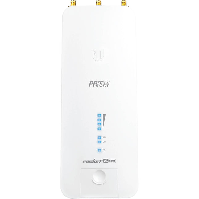 Ubiquiti RP-5AC-GEN2 Rocket PRISM AC-Gen2 Radio Base de 5 GHz con 128MB SDRAM y Kit de Montaje